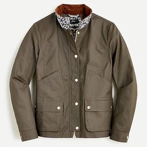 J Crew Barn Jacket with Liberty floral print